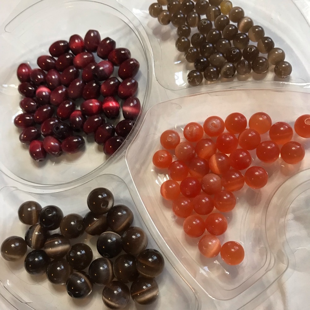 Cats Eye glass beads